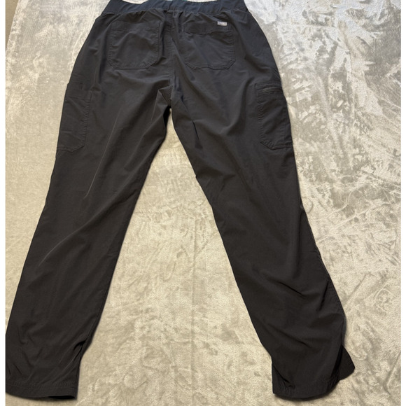 Figs Zamora Pants Women XL Black Classic Fit Drawstring Joggers Scrub - Picture 8 of 9